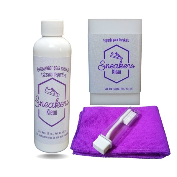 SNEAKERS KLEAN | Blanqueador de suela y Esponja,
